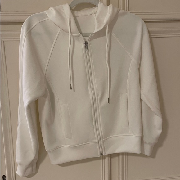 NWOT White Zip-Up Hoodie RBX - Picture 1 of 5